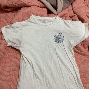 California Cream-White T-Shirt